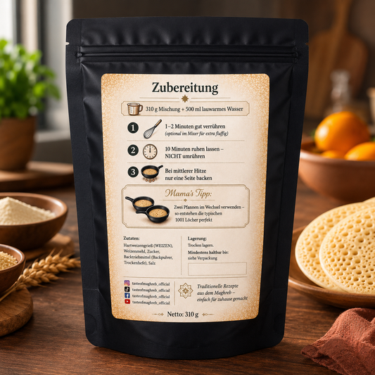 Baghrir Mix – Marokkanische Pfannkuchen